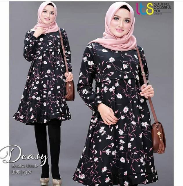 TUNIK MONALISA / DEASY TUNIK SLETING DEPAN / SUNRISE TUNIC (HARGA MURAH)