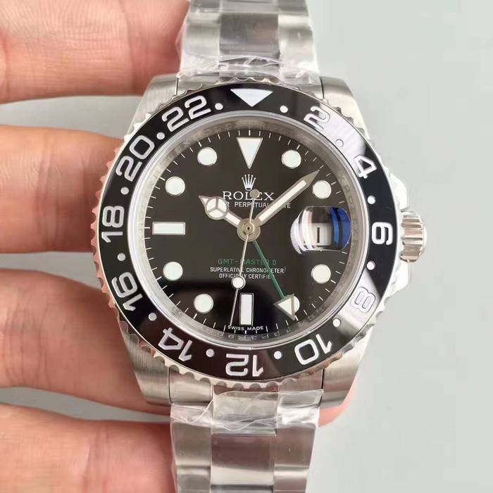 ROLEX GMT-Master II 116710 LN Black Ceramic V7 1:1 Noob Best Edition SWISS ETA