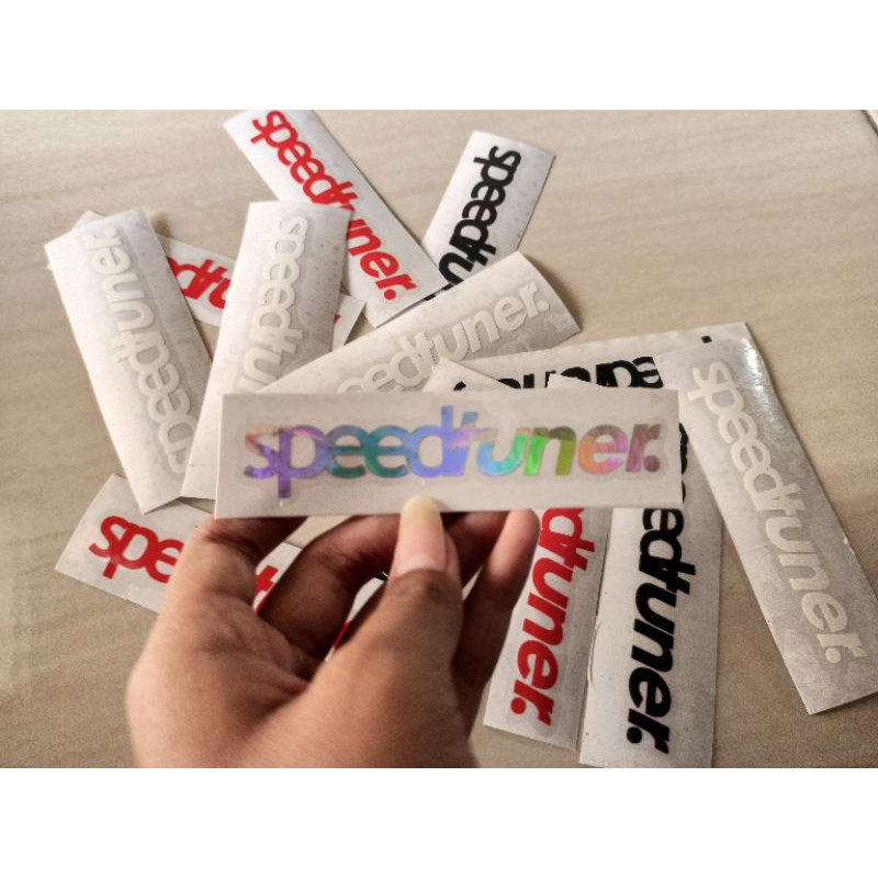 STICKER CUTTING SPEEDTUNER UKURAN 10 CM