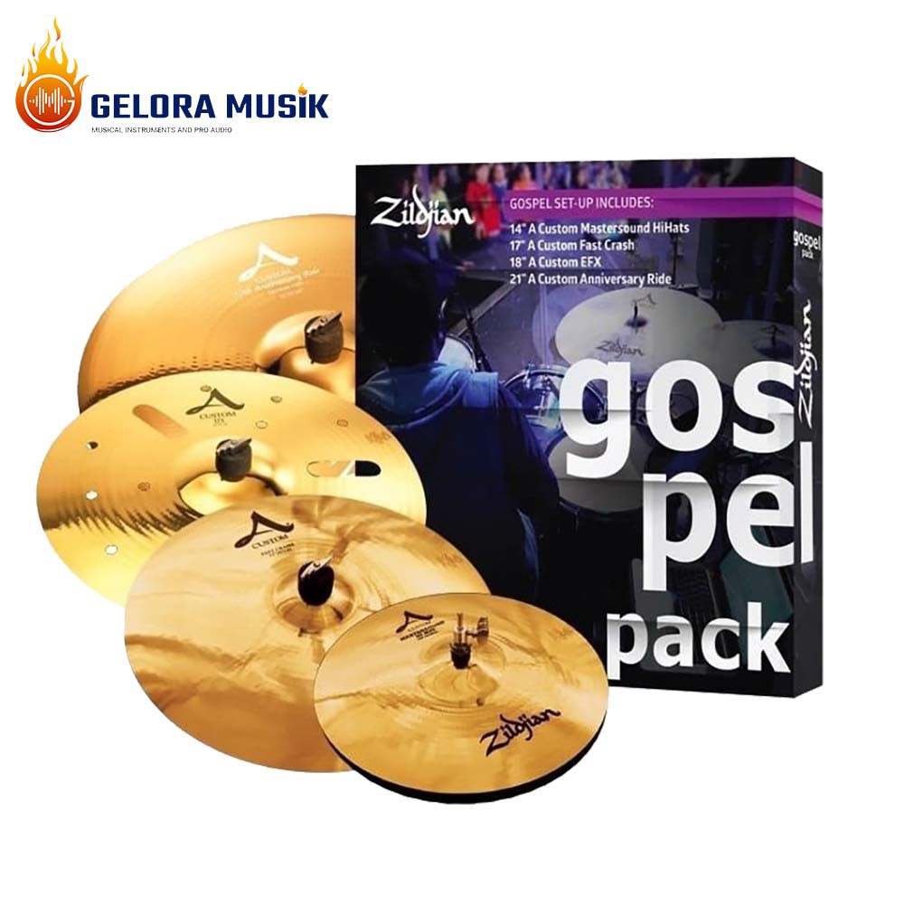 Cymbal Zildjian A Custom Gospel AC0801G 5-Cymbal Set