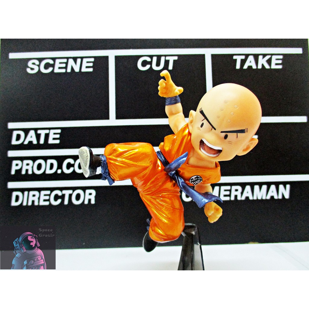 Action Figure Dragonball Goku vs Krillin Scultures Banpresto