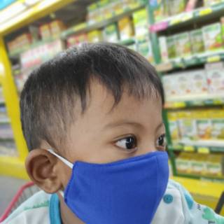 Masker Kain Anak Polos | Masker Anak | Masker Balita