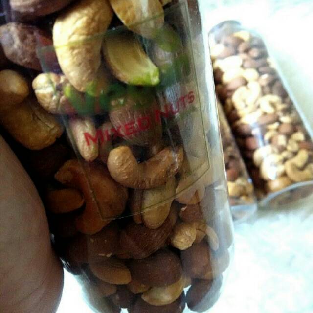 

Vegan MIXED NUTS almond and cashew kemasan botol