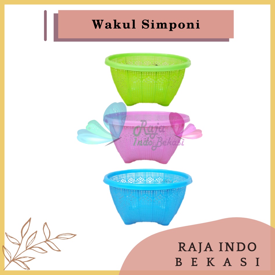 PROMO LUSINAN isi 12pcs Tebal Wakul Jaring 24 cm Tempat Nasi Simponi  Besek Plastik Hajatan Berkatan Enamel Wakul Jaring Serbaguna Wakul Nasi Plastik Murah