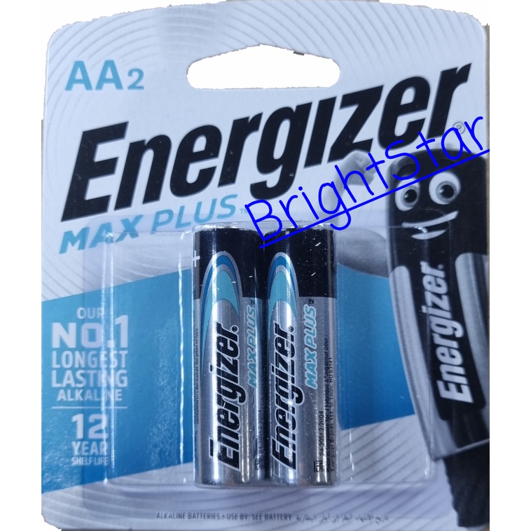 ENERGIZER MAX PLUS AA (Titanium) EP91 LR6 2 PCS/PACK