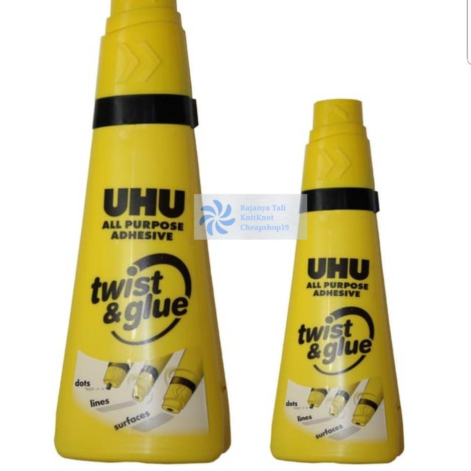 

Baru UHU TWIST & GLUE 35ml / Twist&glue 35 ML Kecil ~