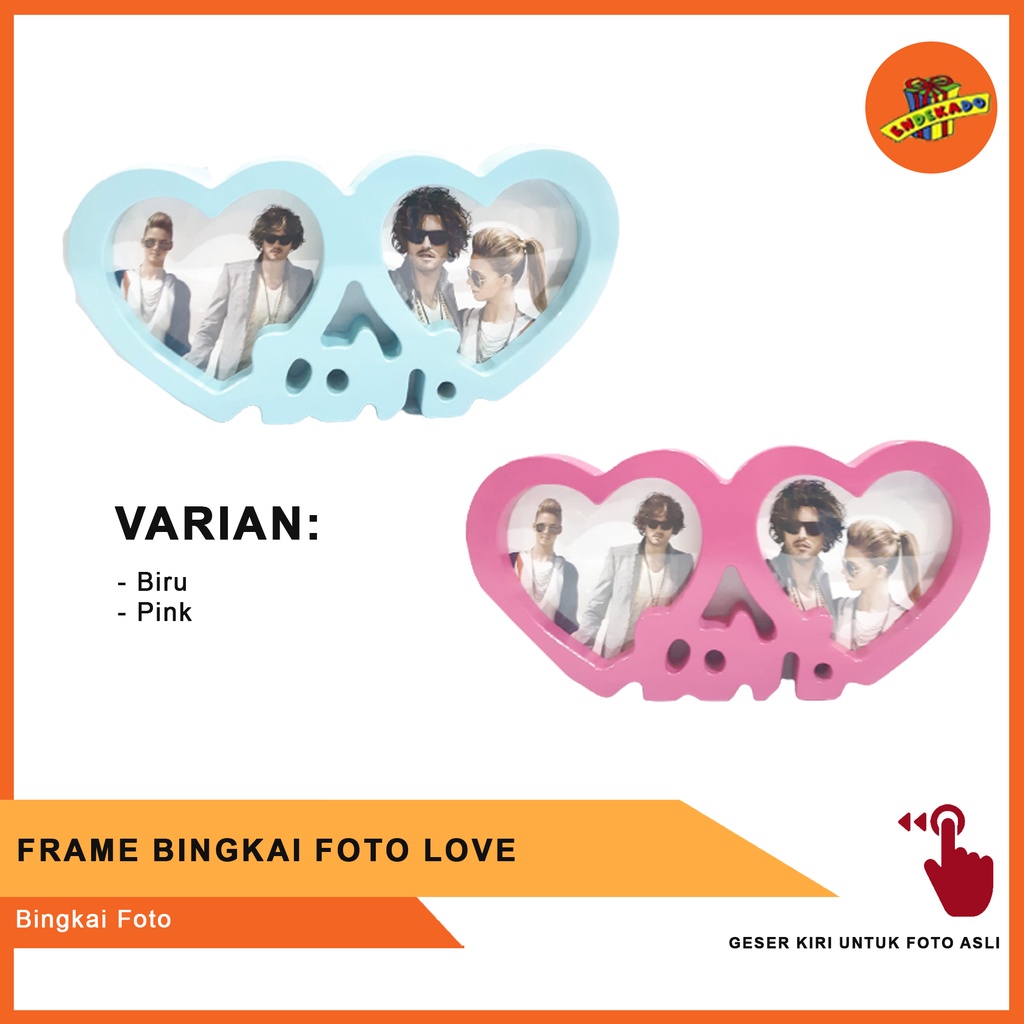 MAKASSAR! FRAME BINGKAI FOTO LOVE - Bingkai Foto Unik