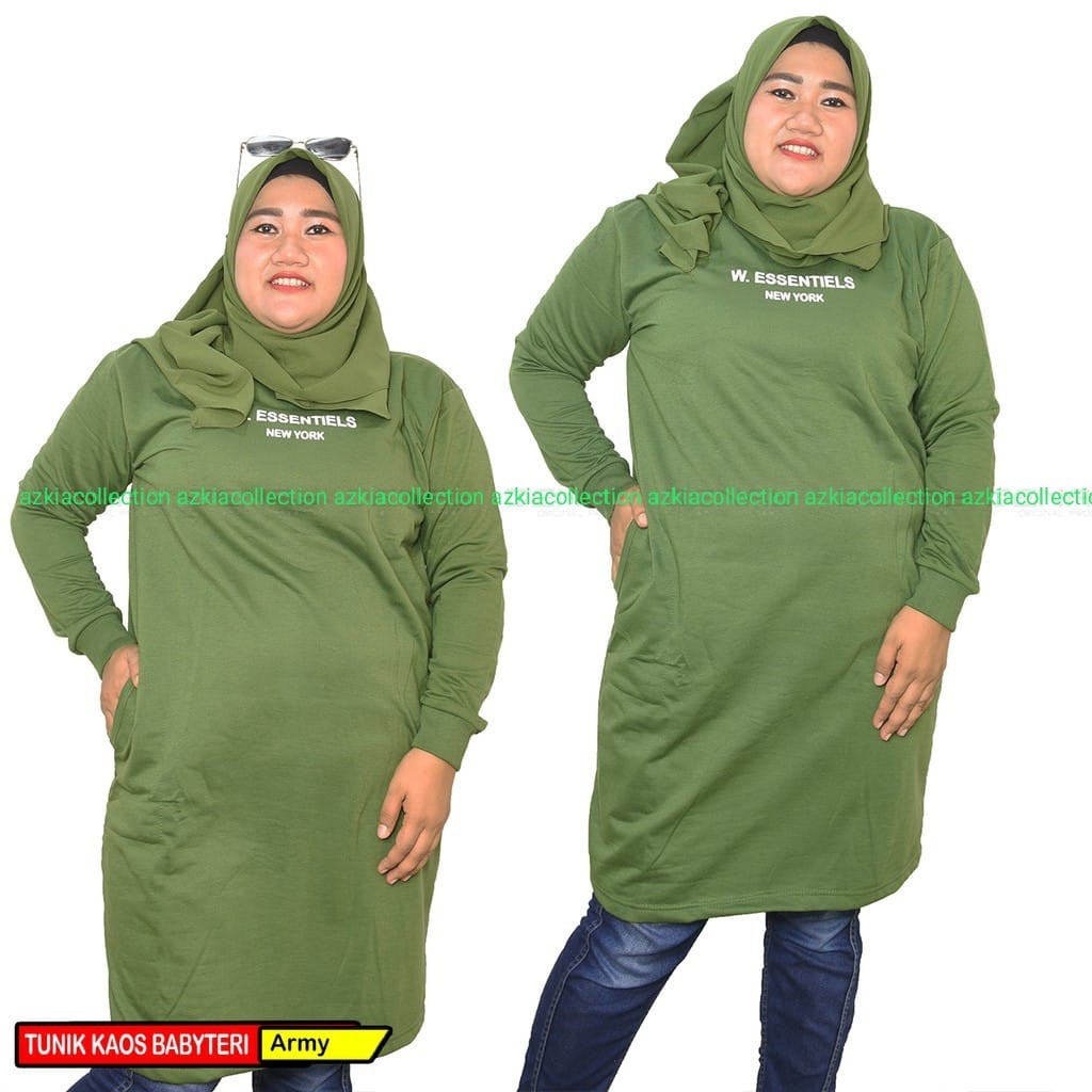 TUNIK KAOS JUMBO WANITA