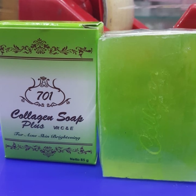 Sabun Batang Hijau Collagen Soap 701 Rumah Cantik 354 Sabun Batang Pembersih Wajah