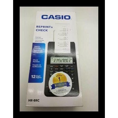 

Terlaris Original Casio Hr-8Rc Printing Calculator Hr-8 Rc Kalkulator Print Str Promo