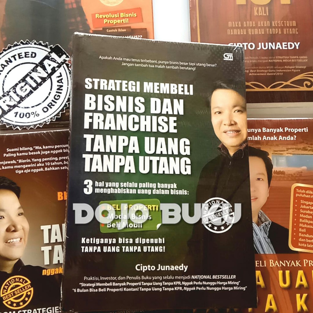 Strategi Membeli Bisnis &amp; Franchise Tanpa Uang Tanpa Utang (HC) Cipto