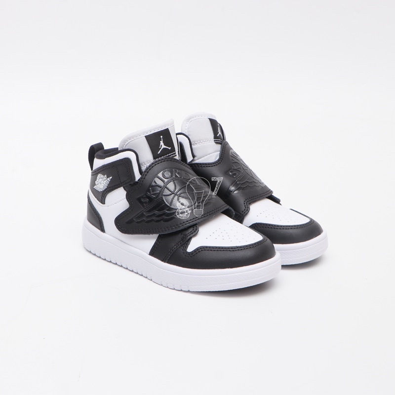 Sky Jordan 1 Black White Kids