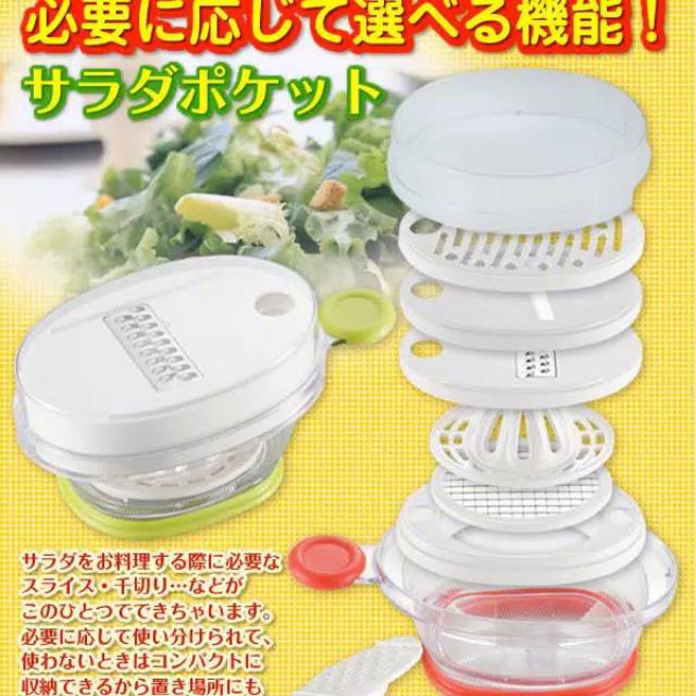 Pemotong Berbagai macam sayur Multifungsi 7 in 1