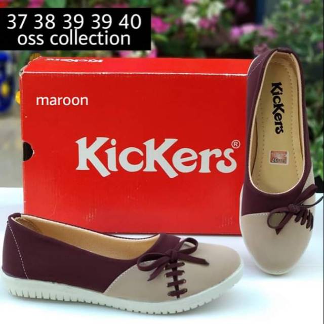 Kickers pantofel pita sepatu wanita