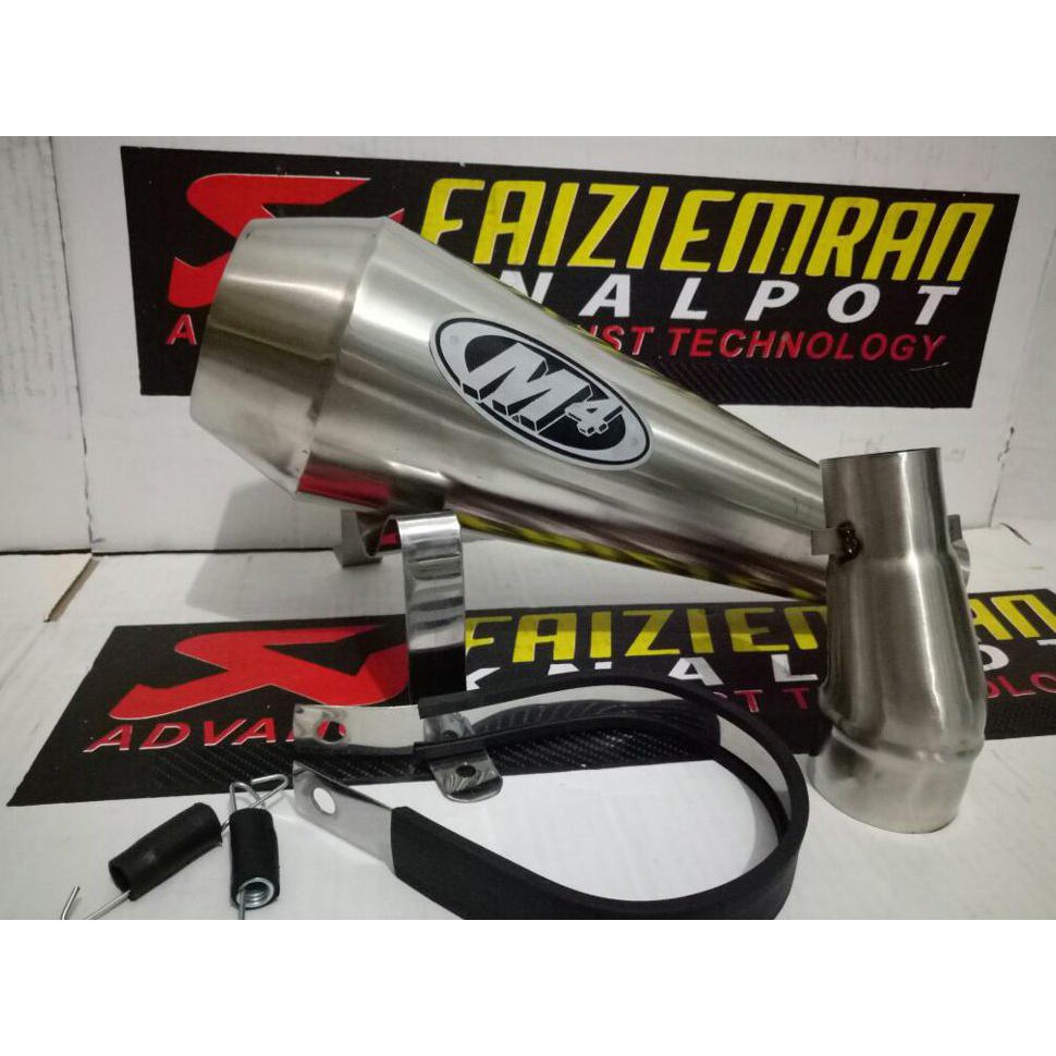 Hemat Knalpot Racing M4 Ninja 250 Fi - Kawasaki Ninja 250 Fi Slipon Promo