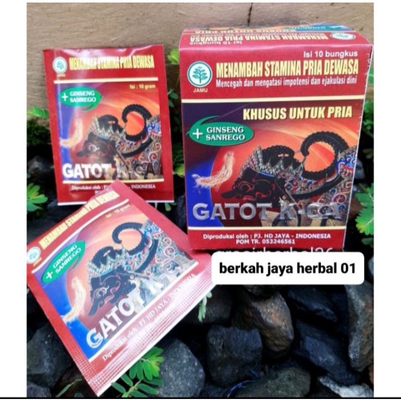 gatot kaca serbuk asli