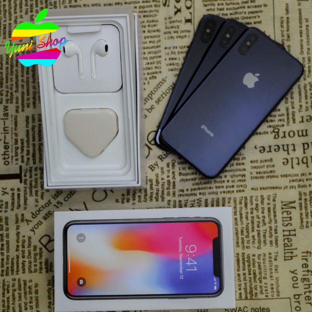 Iphone X 64GB - 256GB fullset second original 100%-3