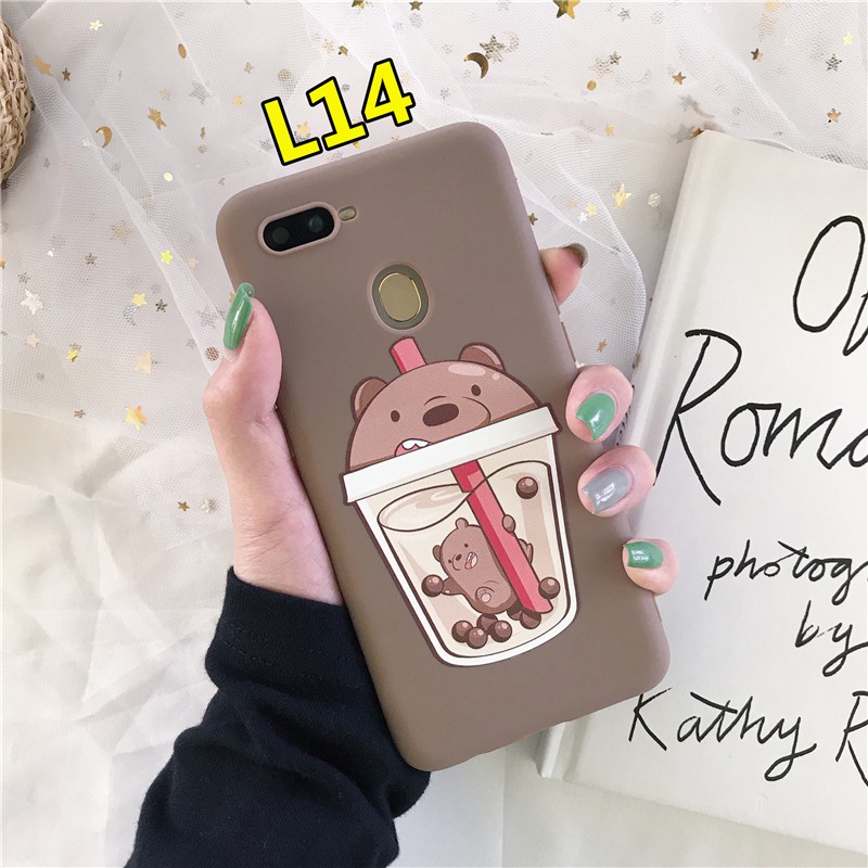 Soft Case OPPO A12 A53 2020 Reno 4 A3S A5 2020 A5S A92 A31 A9 2020 F9 PRO A33 2020 A11K A11 A1K A12S F7 A52 F5 A7 Reno 2F Reno 3 F5 Youth A91 A32 Reno 2Z A12E A72 A53S Realme 7i 5 5S 5i 6i 6 6S C15 C12 C11 C17 C3 C1 C2 Motif Kartun Lucu Cover-2