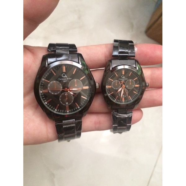 jam tangan couple Christian Arden Free box &amp; baterai cadangan