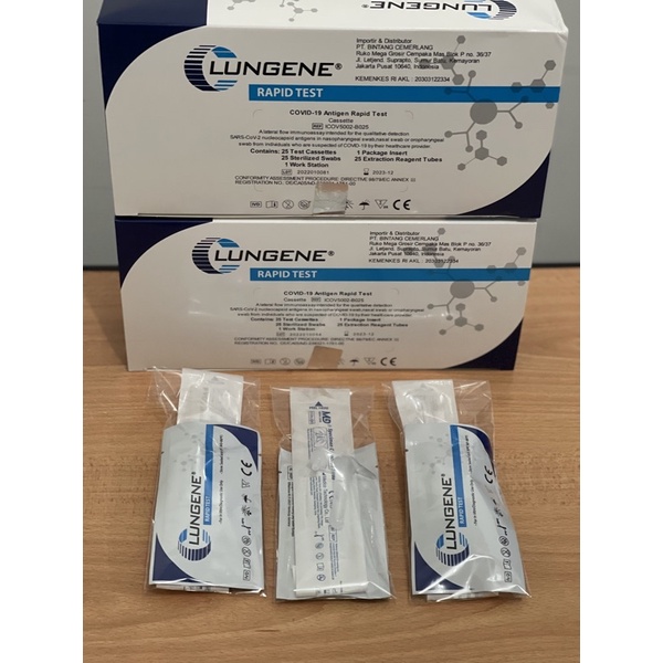 LUNGENE/NEW LUNGENE Swab Antigen Mandiri Satuan / Clungene