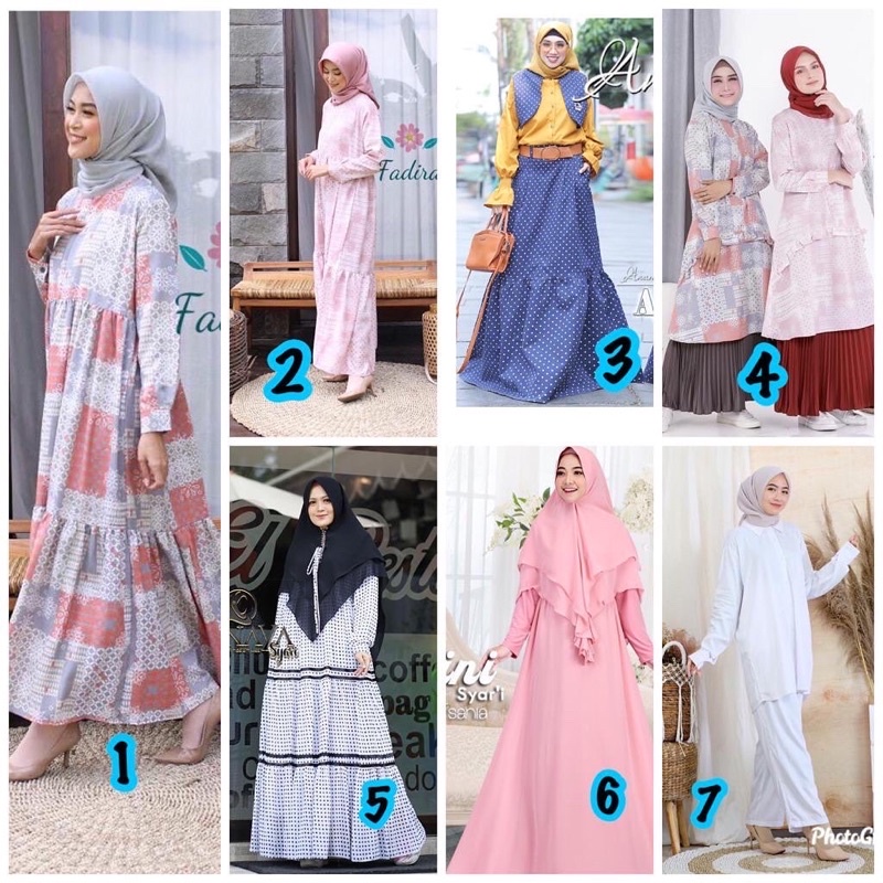Gamis branded murah,gamis branded kekinian,gamis branded original,gamis polkadot premium,gamis origi