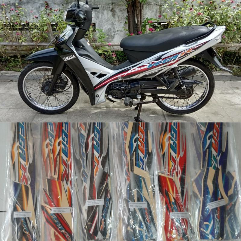 STRIPING YAMAHA VEGA R NEW ORI STIKER LIS BODY VEGA STIKER VEGA 2008