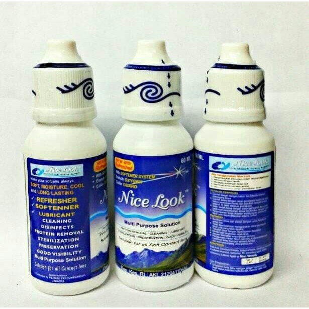 CAIRAN PEMBERSIH / PERENDAM SOFLENT / SOFLENS / SOFLEN NICE LOOK 60ML