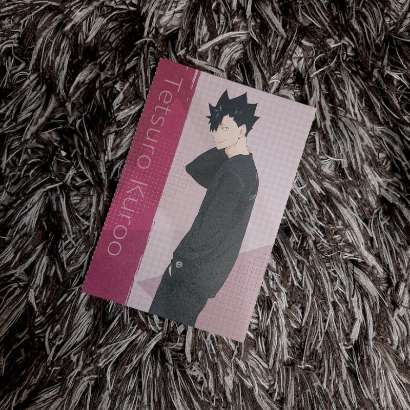 POSTCARD HAIKYUU DAY OFF KUROO TETSUROU OFFICIAL