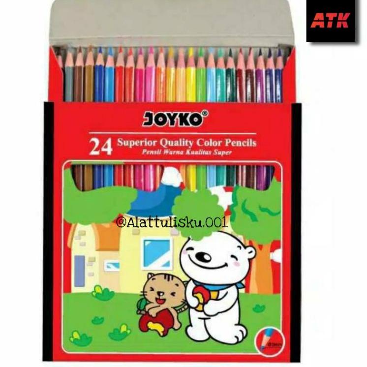 

Kejutan Besar Pensil Warna 24 Panjang Color Pencil Joyko