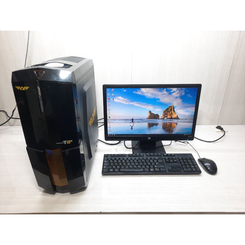 Paketan PC Rakitan Murah Core i7 Gen 4 Ram 4 GB HDD 500 GB VGA 1 GB LCD 20in Bergaransi