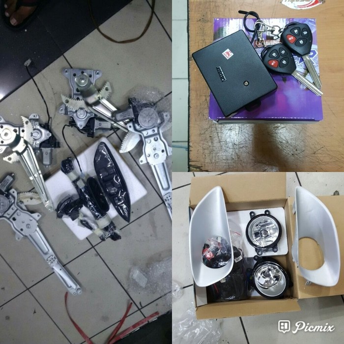 paket power window alarm foglamp new vios gen2