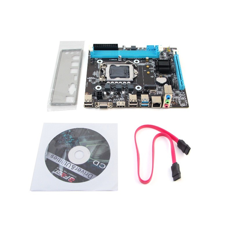 PROMO TERMURAH MOTHERBOARD FAST INTEL H81 LGA 1150 PORT SSD M2 NVME GARANSI 1 TAHUN