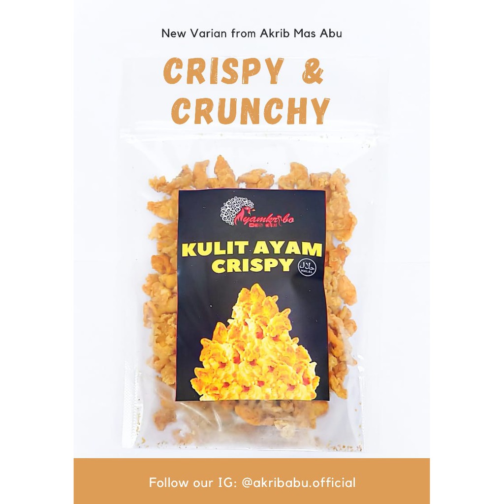 

Kulit Ayam Crispy Ukuran L