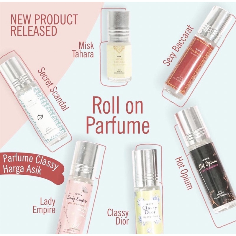 PARFUME ROLL ON ARVVEN BPOM ORI