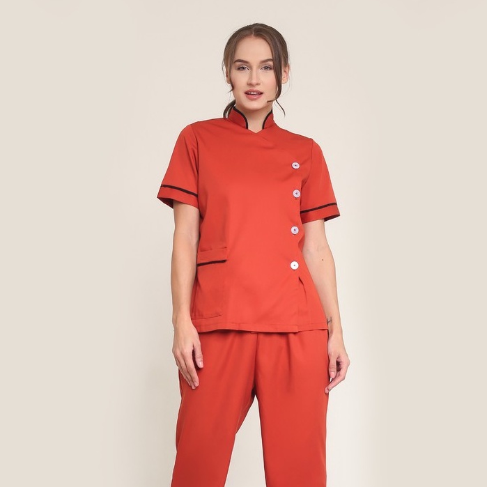 Scrub Suit Shanghai Drill Osver Baju jaga kekinian