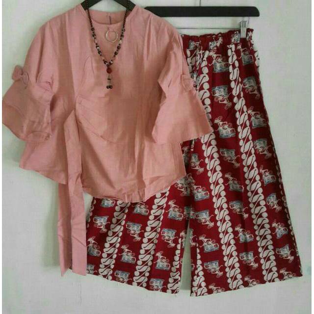 Setelan kulot dewasa - setelan terlaris - kulot cewek - set. Kulot dewasa