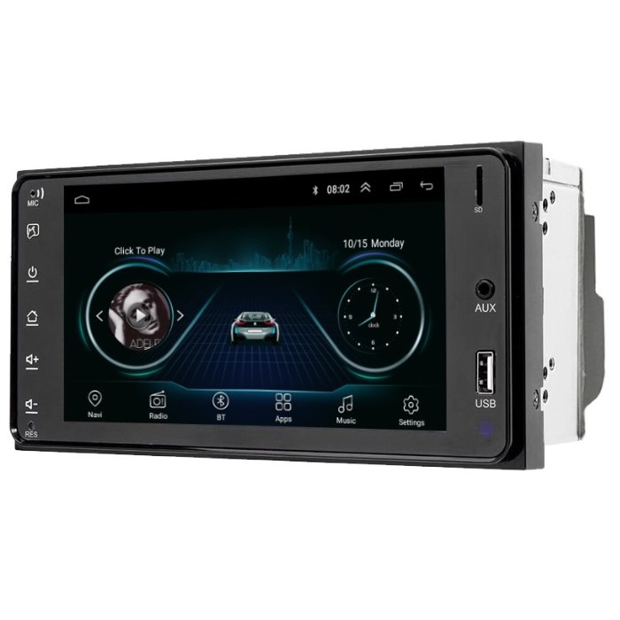 Tape Mobil Double Din Toyota Daihatsu Android GPS Wi-Fi Navigations Bluetooth bonus PNP socket