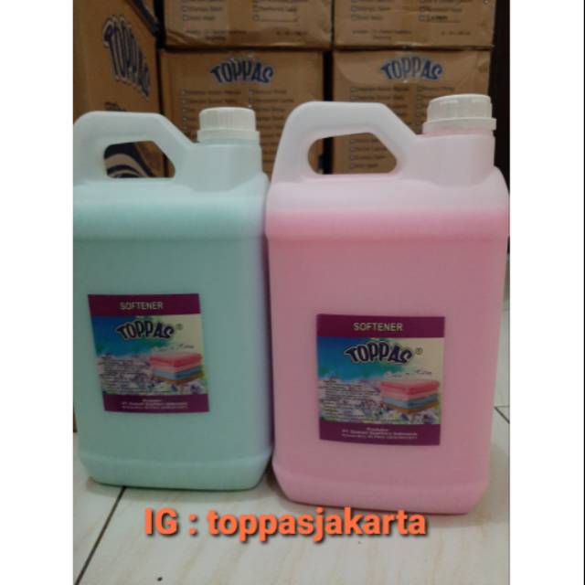 Softener (pewangi & pelembut) toppas 5 Liter