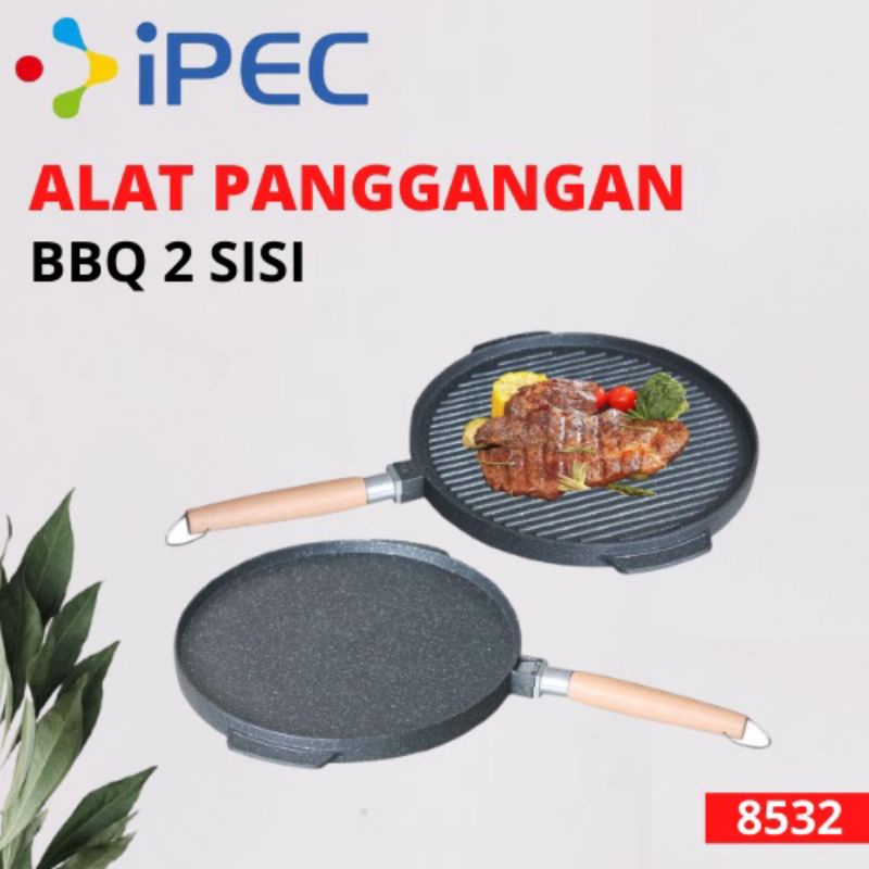 Wajan & Panggangan Dua Sisi Q2 / Grill Pan Q2 Dua Sisi 32cm
