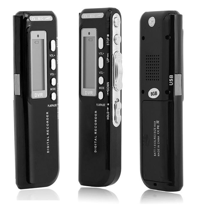 DAR01 - PRO 8GB 650Hr USB Digital Audio Voice Recorder MP3 Player