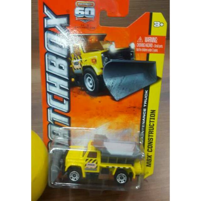 Matchbox highway maintenance truck dump truck kuning B17 1348 diecast
