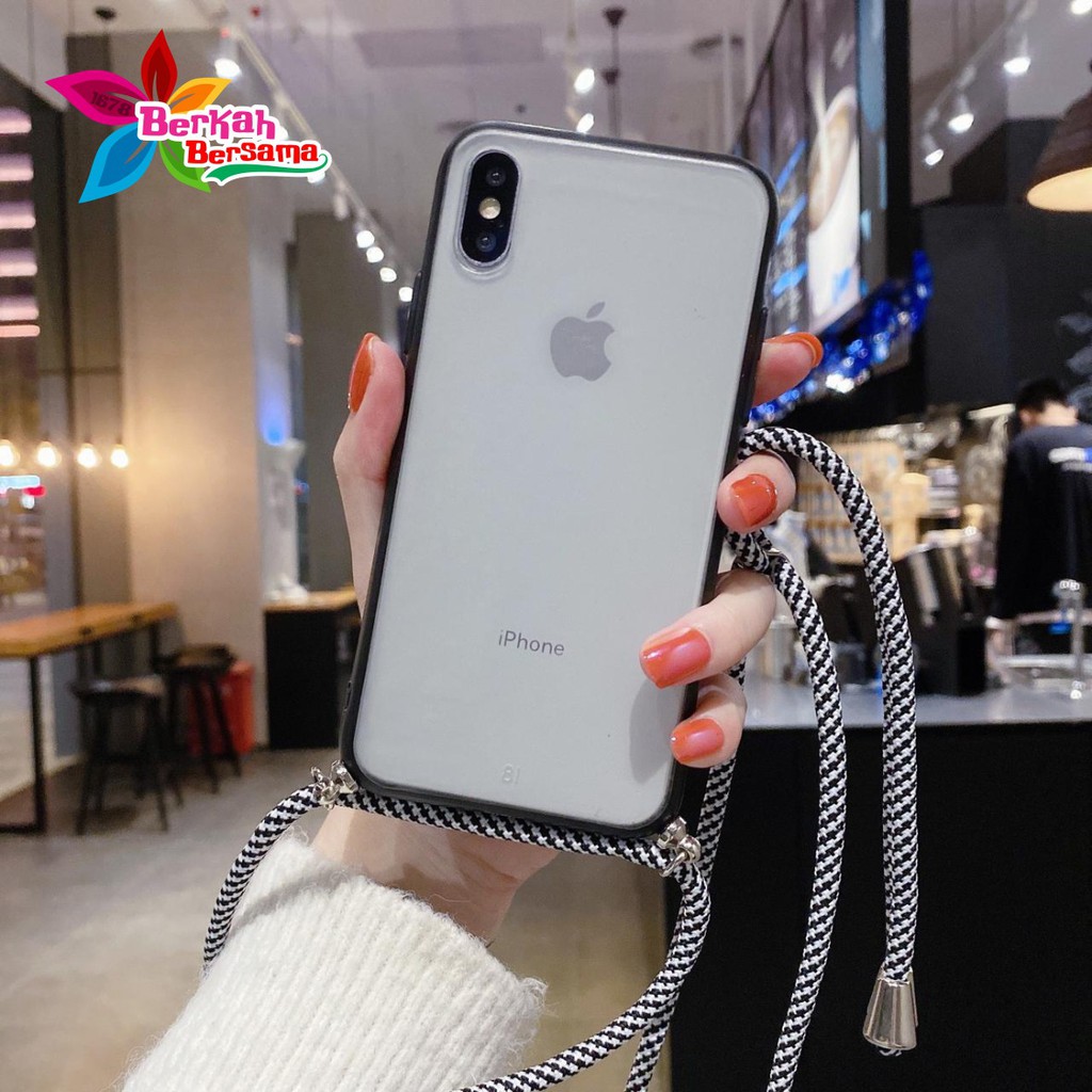 SOFTCASE SLINGCASE LANYARD FUZE IPHONE X XS MAX XR 11 PRO BB4976