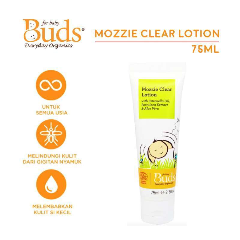 BUDS MOZZIE CLEAR LOTION EVERYDAY 75ML / KRIM ANTI NYAMUK / LOTION