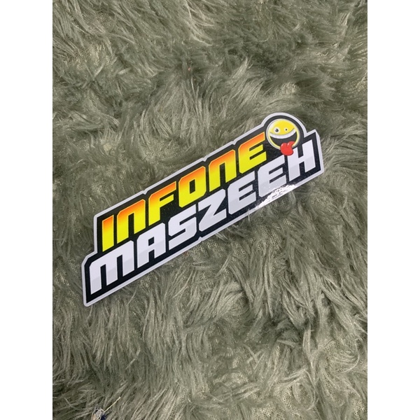 STICKER INFONE MASZEHH