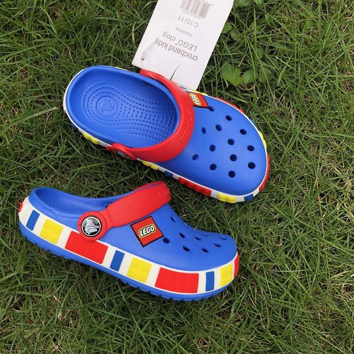 ➷ Crocs / Crocs anak / Crocs Lego / Sandal Crocs / Sandal Anak / Sandal Karet Anak / Crocs Kids Lego