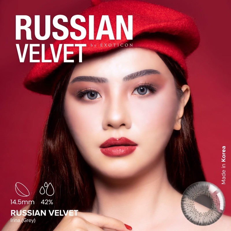 Softlens X2 RUSSIAN VELVET 14,5 MM Normal By X2 Exoticon / Soflen Russian Velvet / Russian Velvet By X2 Exoticon / Rusian / Rusian Velvet / SMKTMT