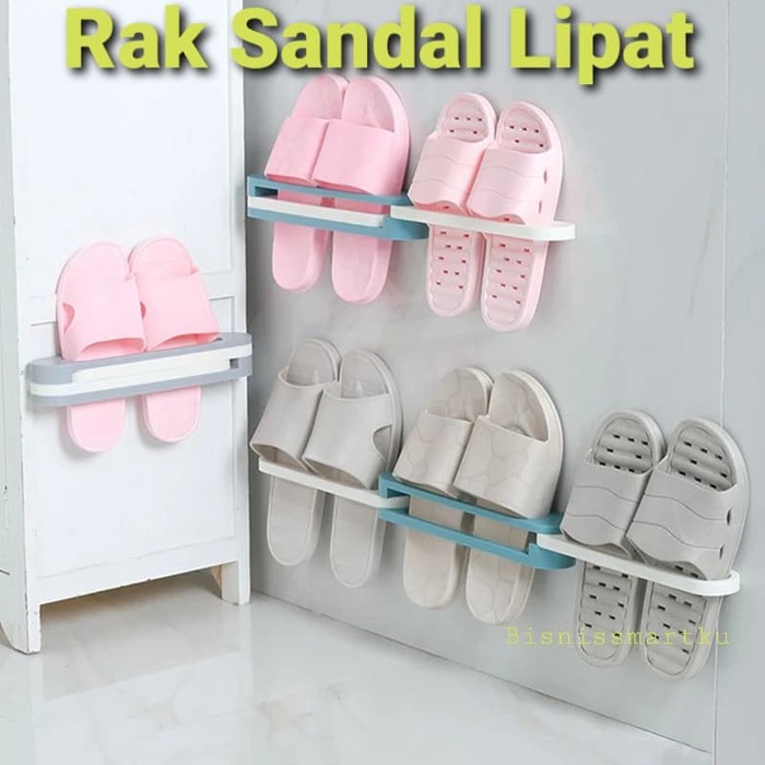 Gantungan Tempat Sandal Rotary Slipper Rack