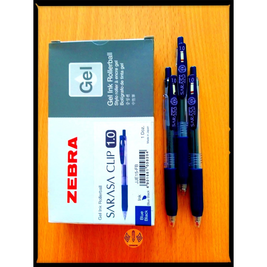 

Pulpen Gel Cetrek Zebra Sarasa Biru Hitam 1,0 mm ( SATUAN )