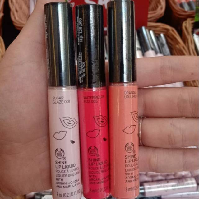 Lip matte Lip shine liquid SALE THE BODY SHOP lipstik lipmatte