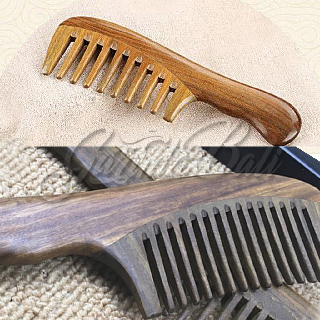 GARUDABALI Sisir KAYU  CENDANA Handmade Styling Kesehatan 